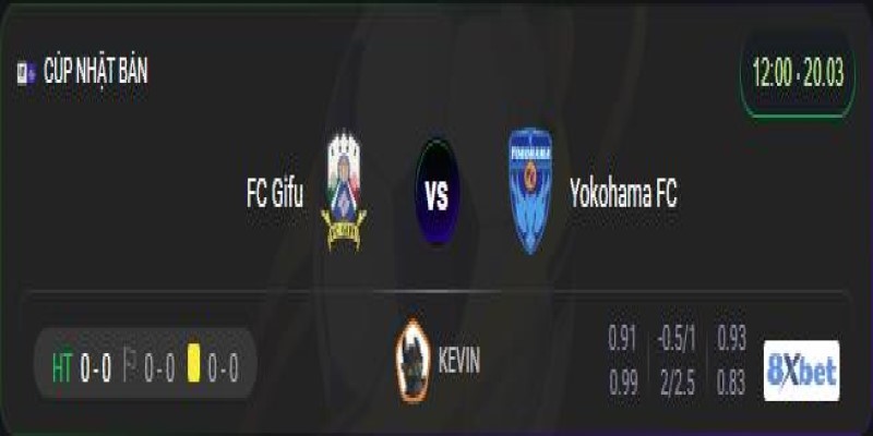 Xem trực tiếp FC Gifu vs Yokohama FC vào lúc 12:00, ngày 20/03/2025